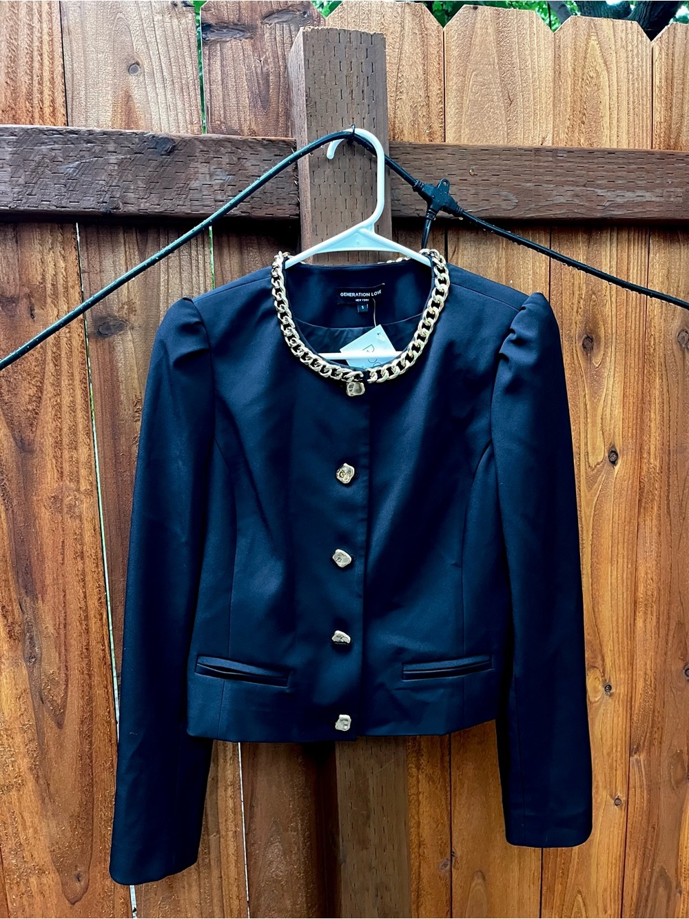 NWT generation love chiara chain jacket
